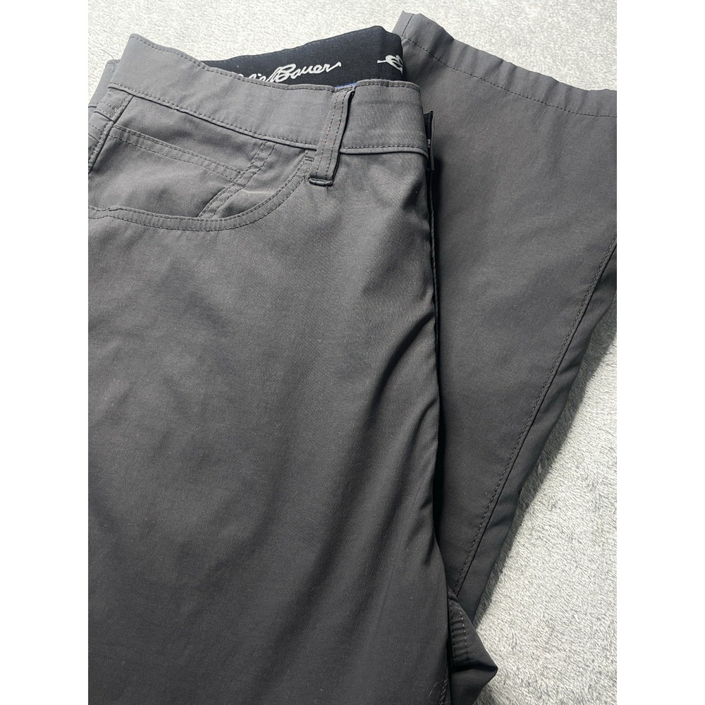 Eddie Bauer Pants Men 36x30 Black Performance Outdoor‎ Hiking Stretch